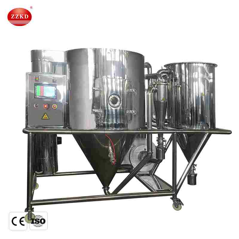 The spray drying equipment we sell is widely used in food processing and pharmaceutical industries. It is made of 304 stainless steel in one piece, which is strong and durable.